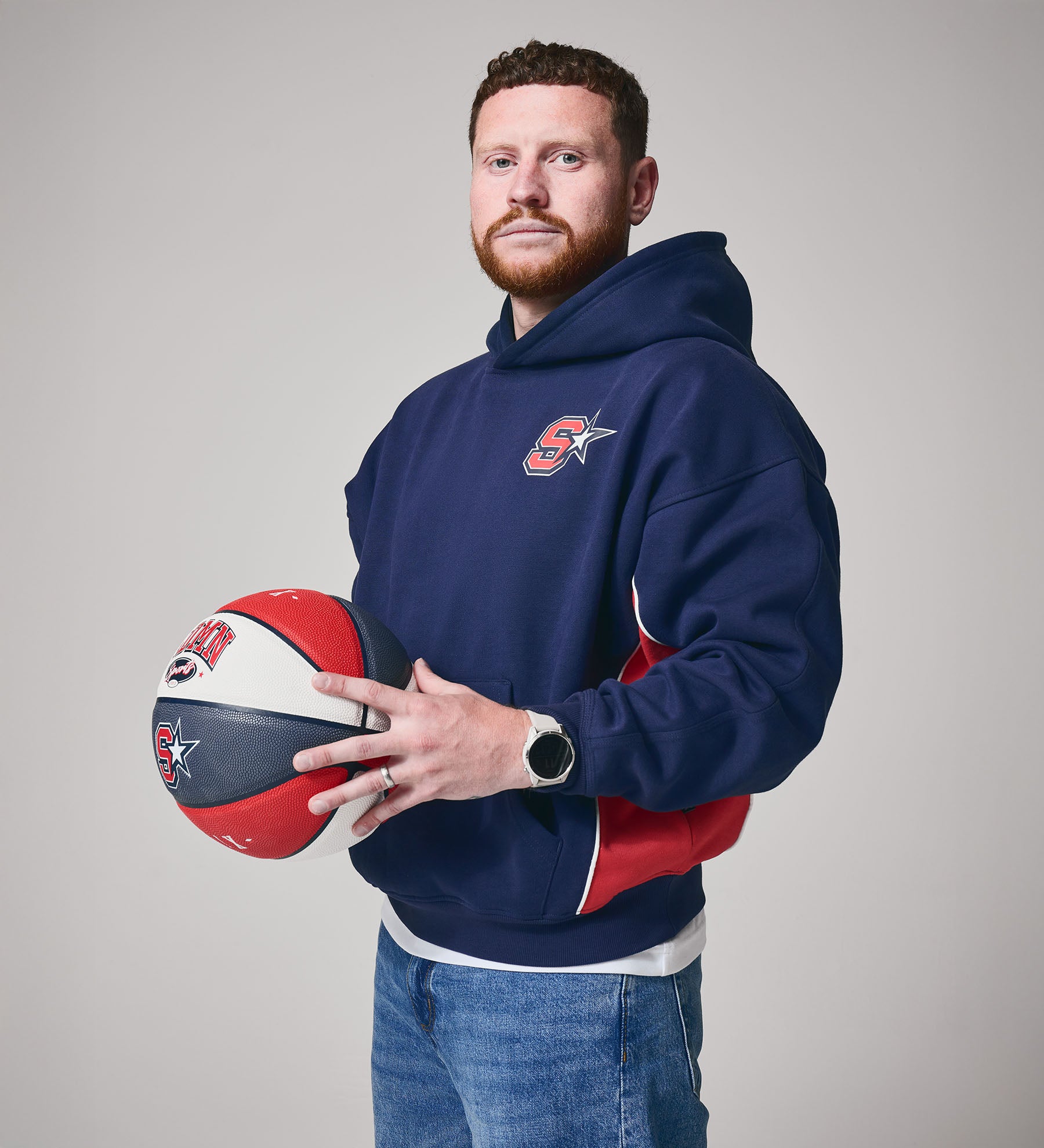 All-Star Hoodie [Royal Blue/Red]