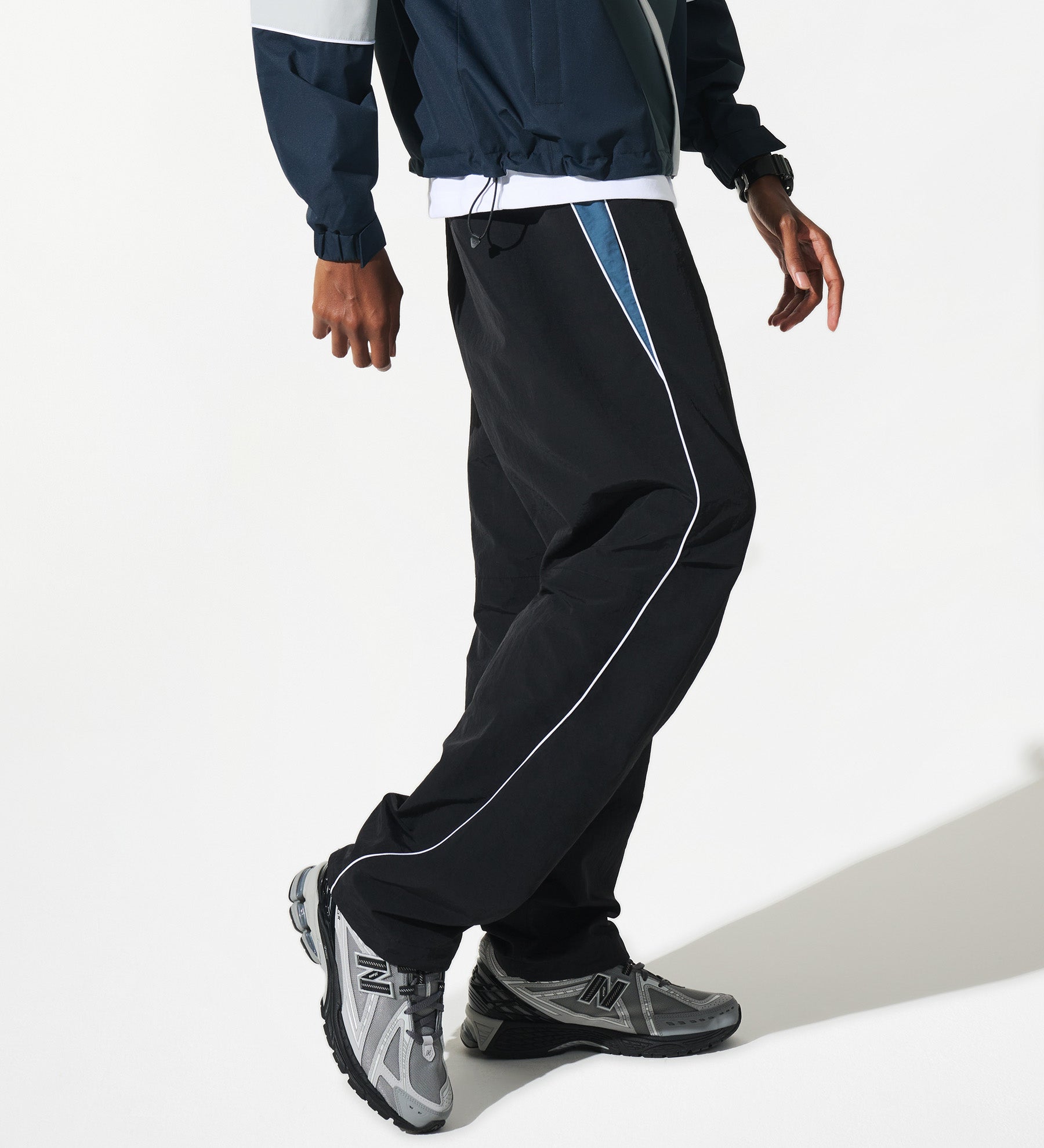 Astro Track Pants [Black/Storm Blue]