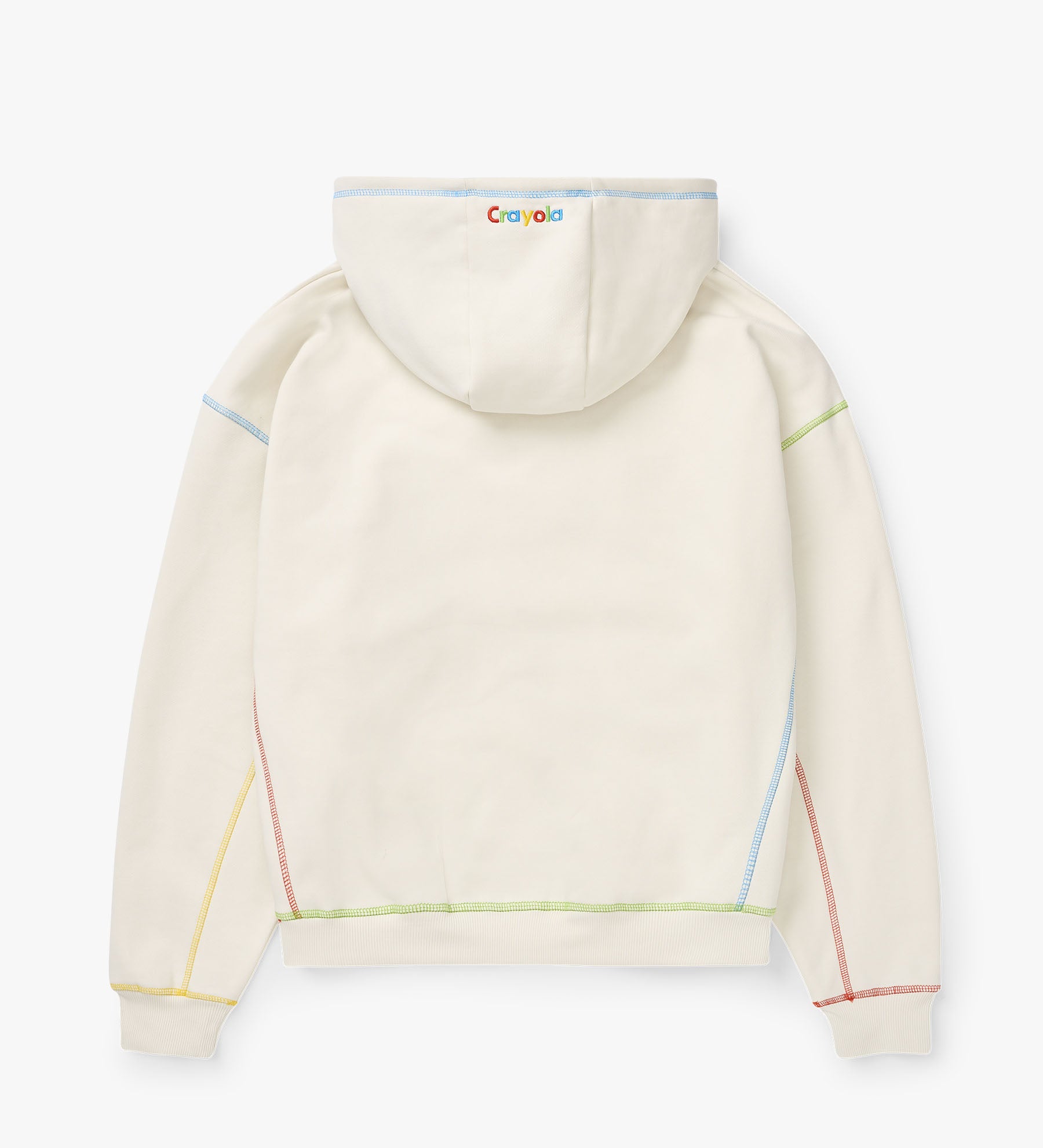 SDMN x Crayola Colour Stitch Hoodie [Buttercream]