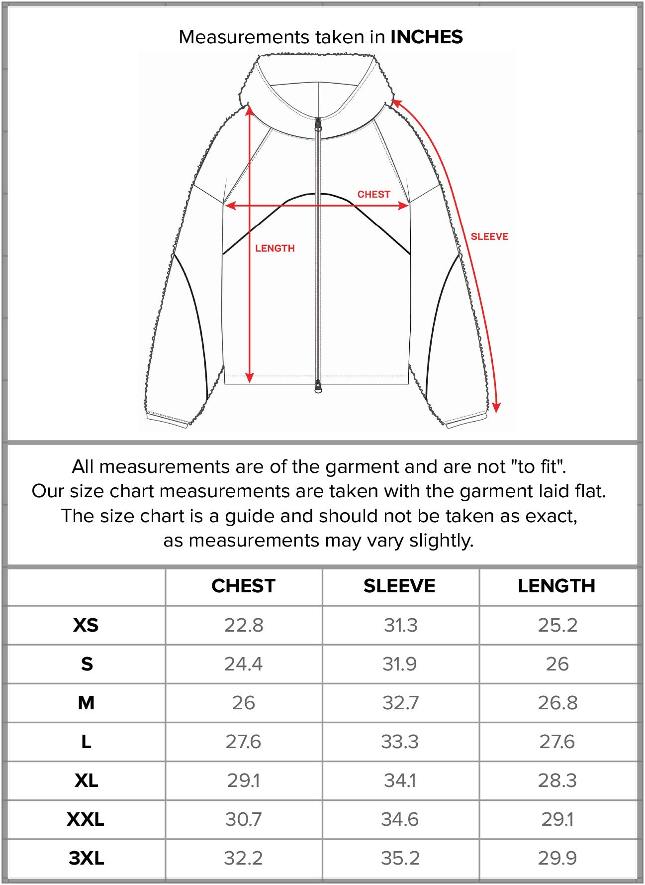 Size Guide