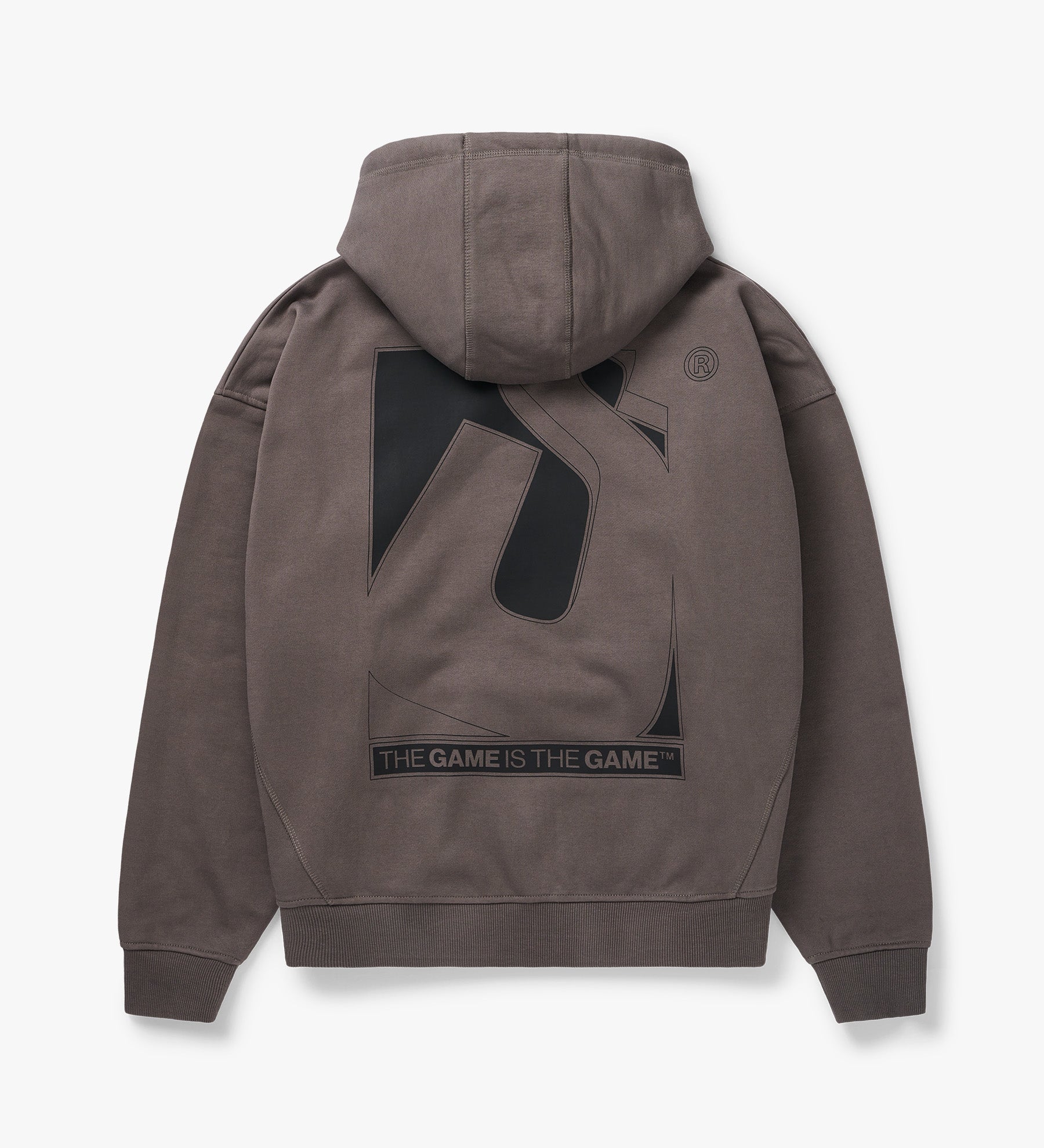 Initial Box Zip Hoodie [Phantom Grey]