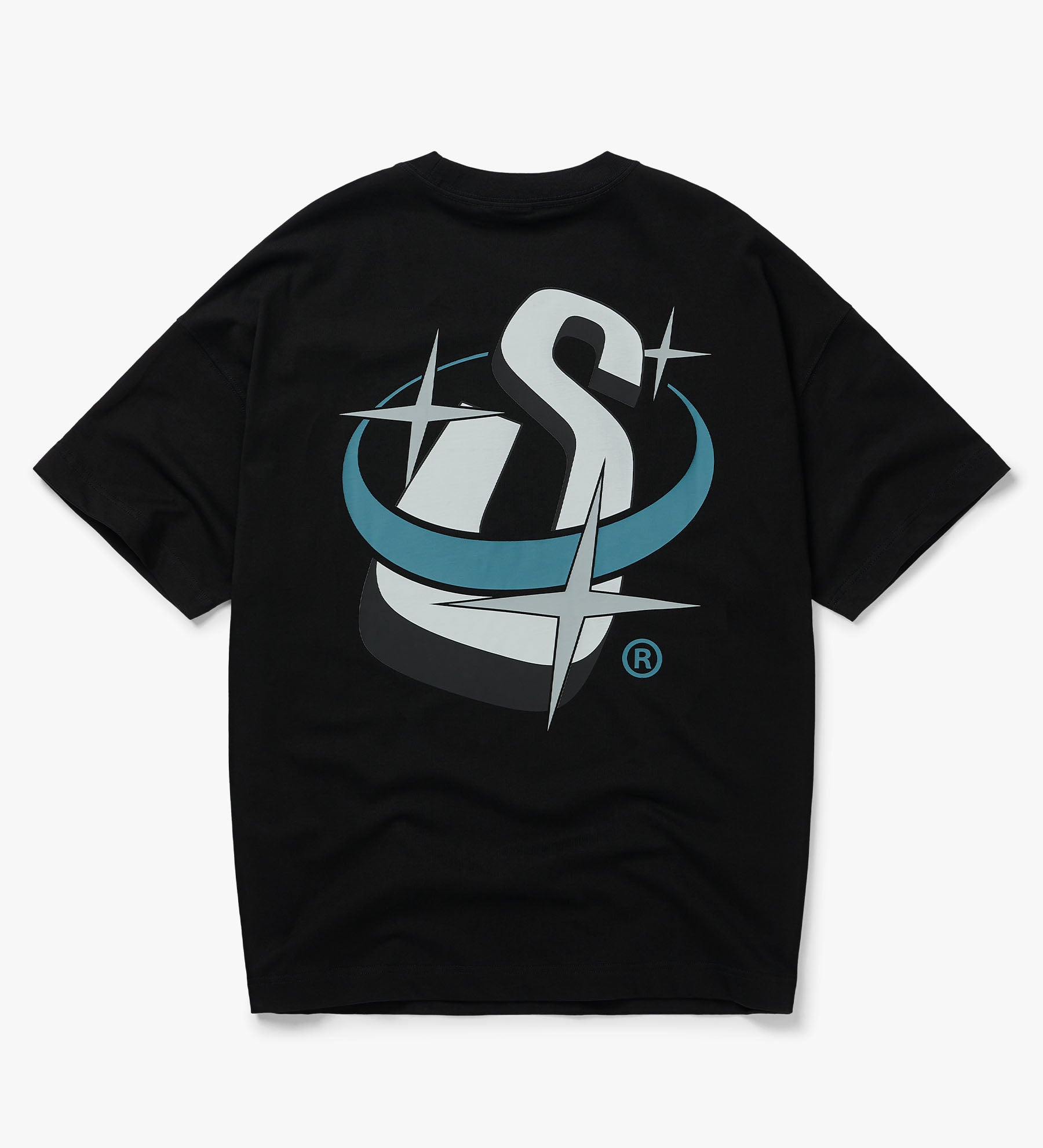 Satellite Initial Logo T-Shirt [Black]