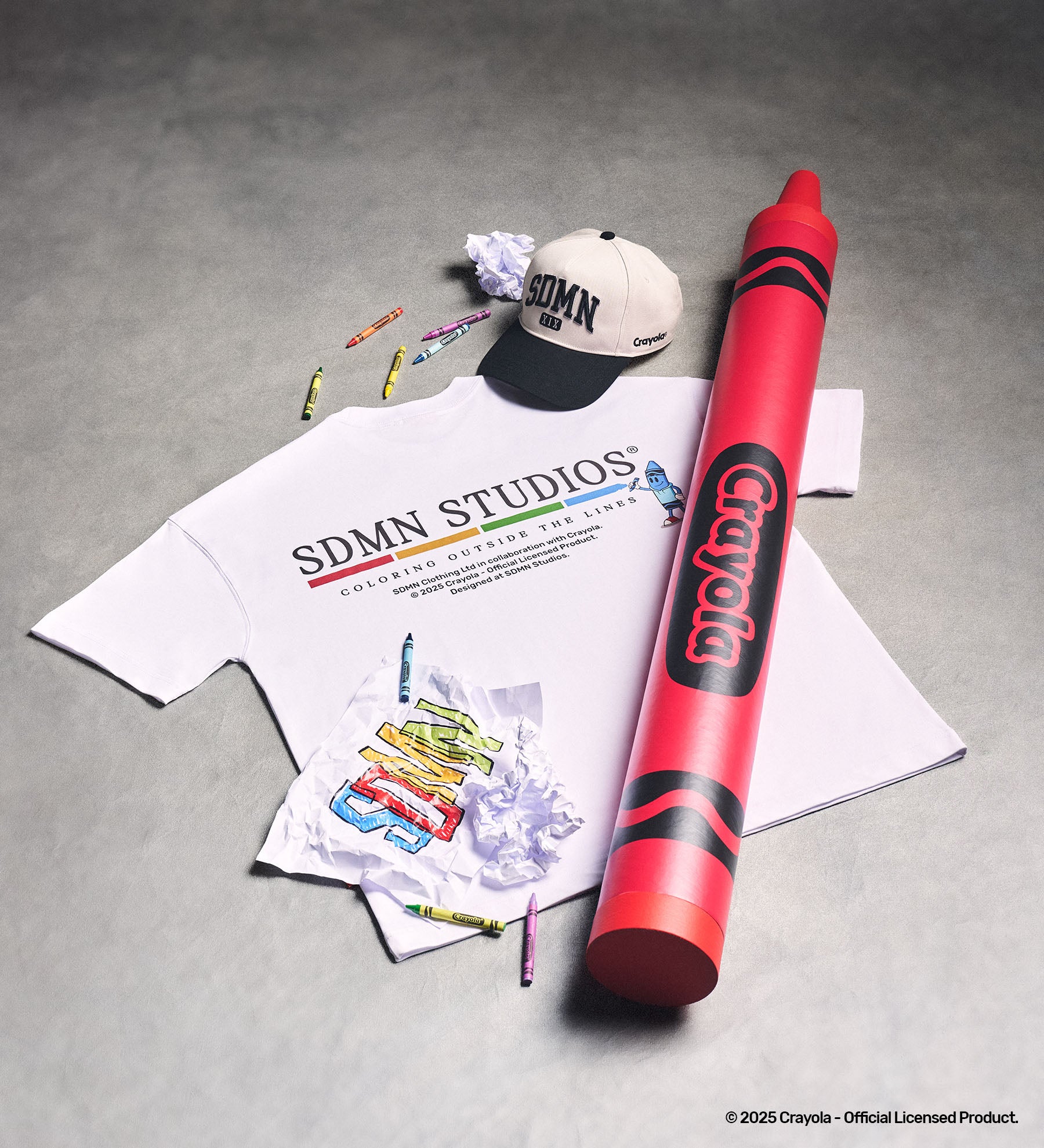 SDMN x Crayola Studios ® T-Shirt [White]